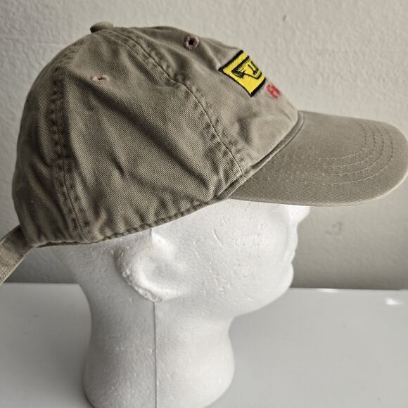 JB Hunt Logo Yellow Final Mile Adjustable Dad Hat Baseball Cap Embroidered Khaki - Picture 5 of 6
